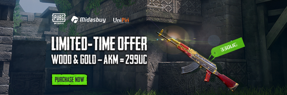 PUBGM items Limited Time Offer up to 50% OFF! (MY)